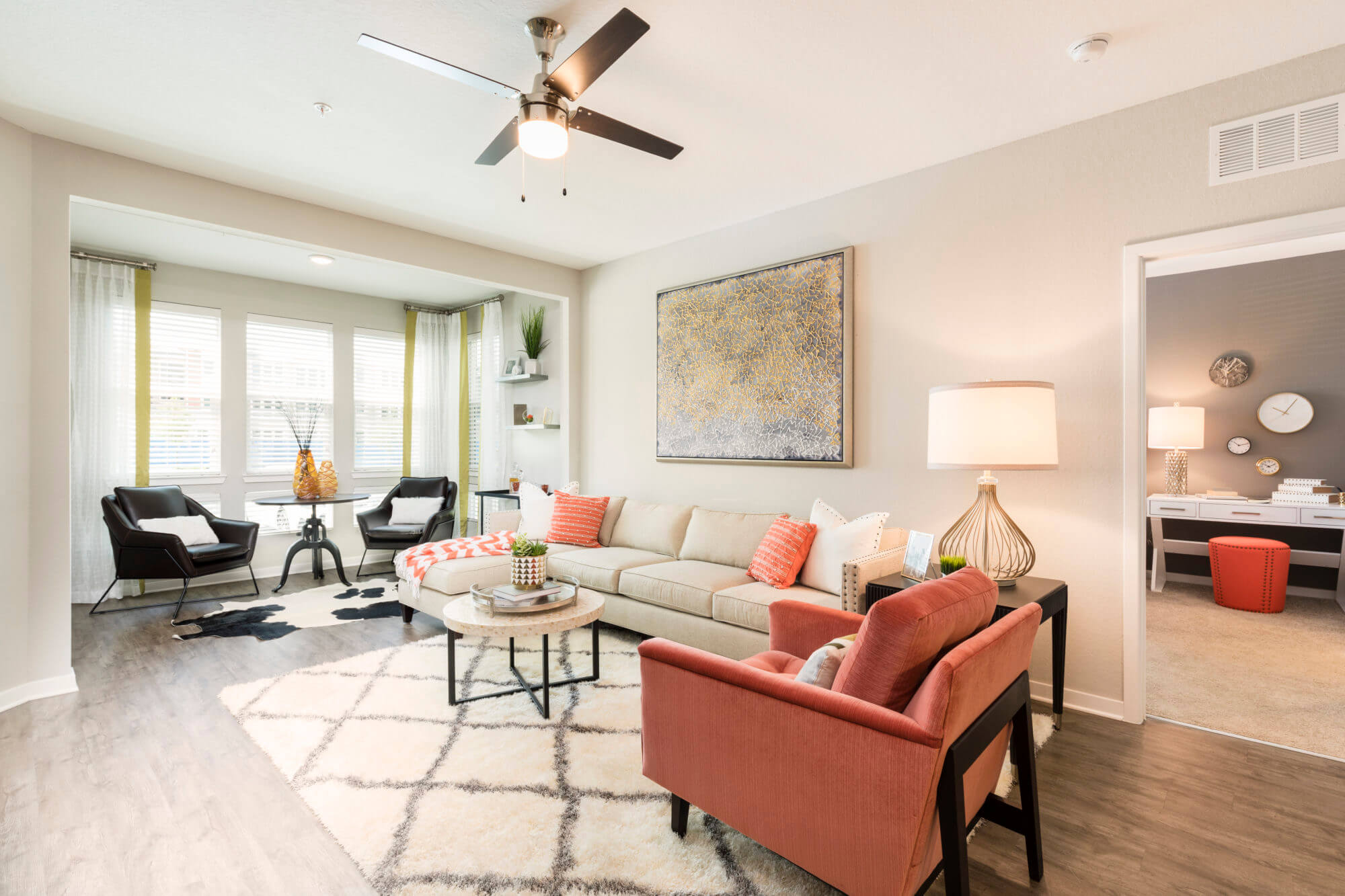 Ariel Apartments Living Room