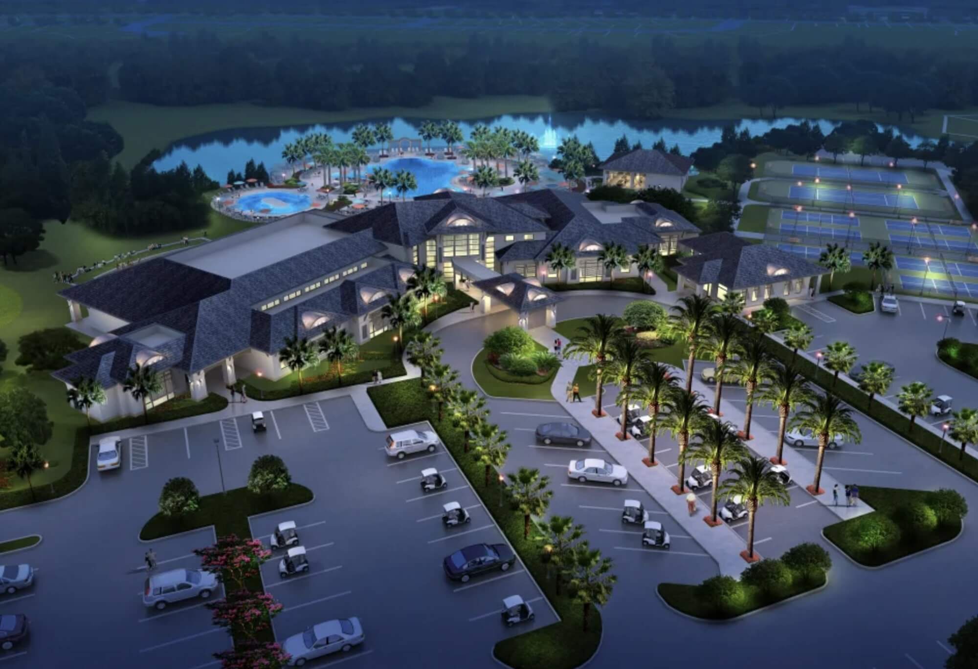 Del Webb Sunbridge Car Park